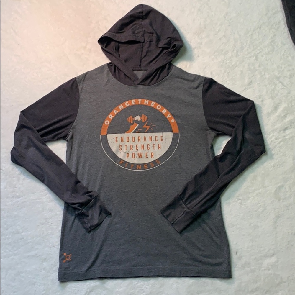 Orangetheory ENDURANCE STRENGTH POWER Gray hoodie